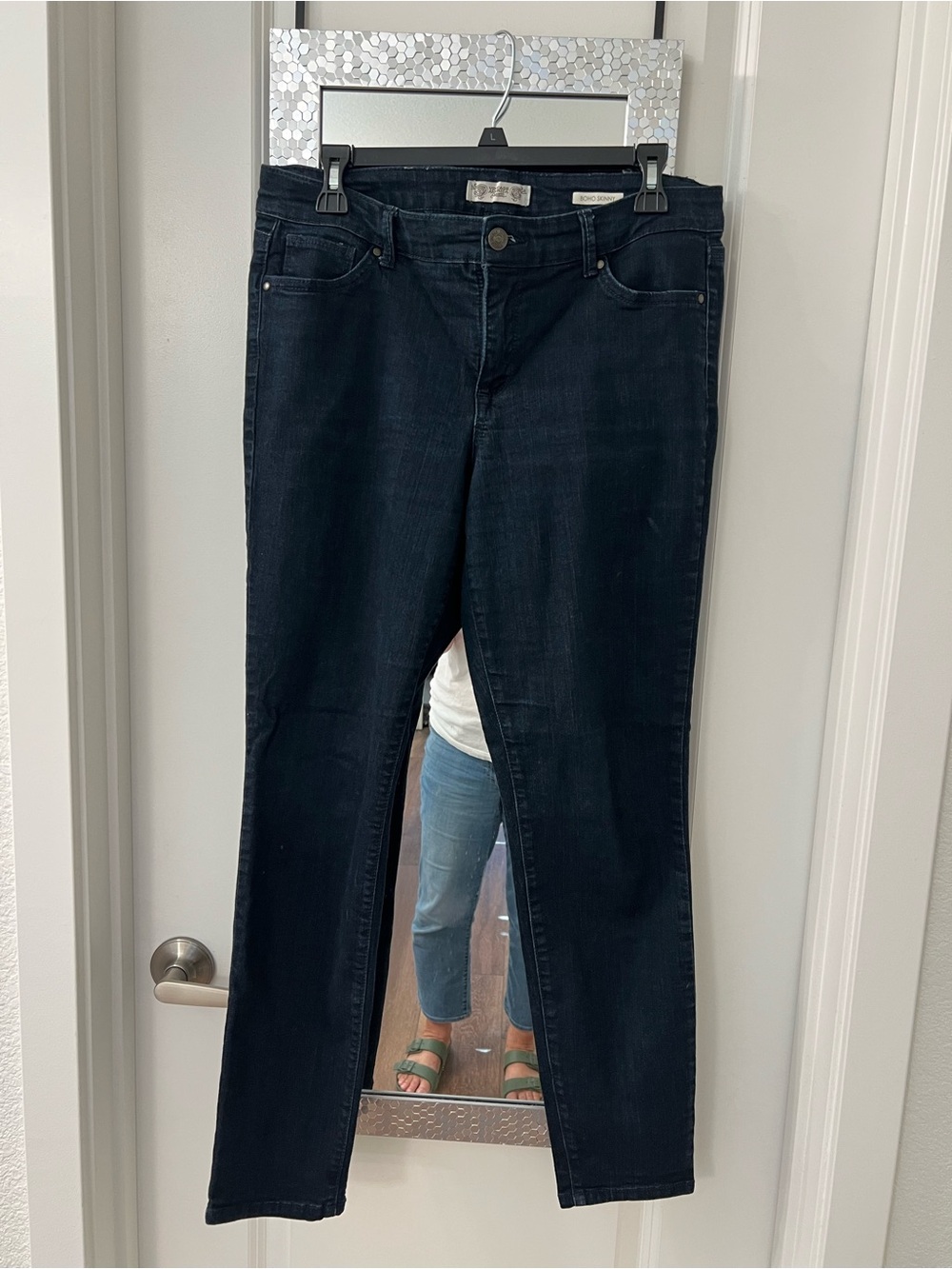 Women's Denim Jeans - Boho Skinny
